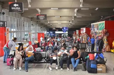 Gran movimiento de pasajeros en el Terminal de Transportes en noviembre