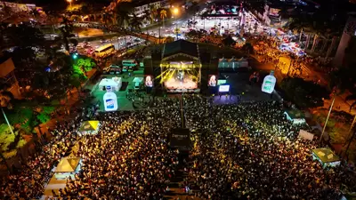 Más de 15 mil personas asistieron al concierto del chupe en la plaza cívica Ciudad Victoria