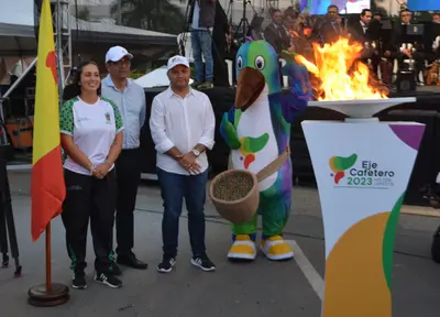 La llegada del fuego deportivo a Pereira, el preámbulo al inicio de los Juegos Nacionales y Paranacionales 2023