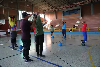 Equipo de goalball de Risaralda recibió implementación por parte del Gobierno de la Ciudad