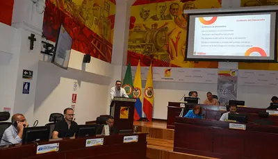 La Secretaría de Planeación de Pereira socializó en la plenaria del Concejo, el Plan de Desarrollo 2024 – 2027