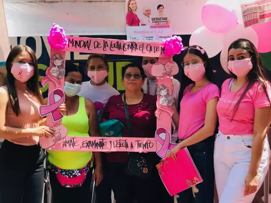 Relanzamiento del consultorio rosado en la conmemoración del día de la lucha contra el cáncer de mama