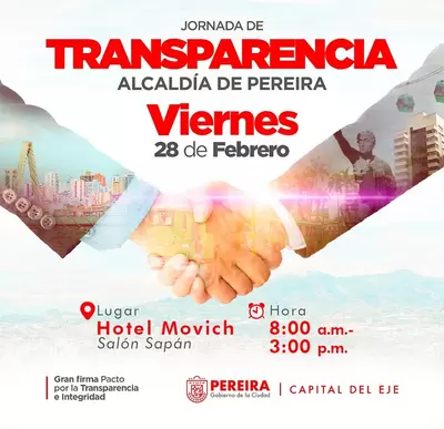 Alcaldía de Pereira dará a conocer sus necesidades de contratación en una jornada de transparencia