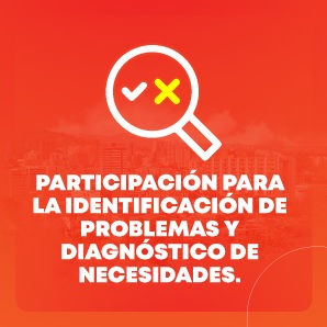 Participación para la identificación de problemas y diagnóstico de necesidades